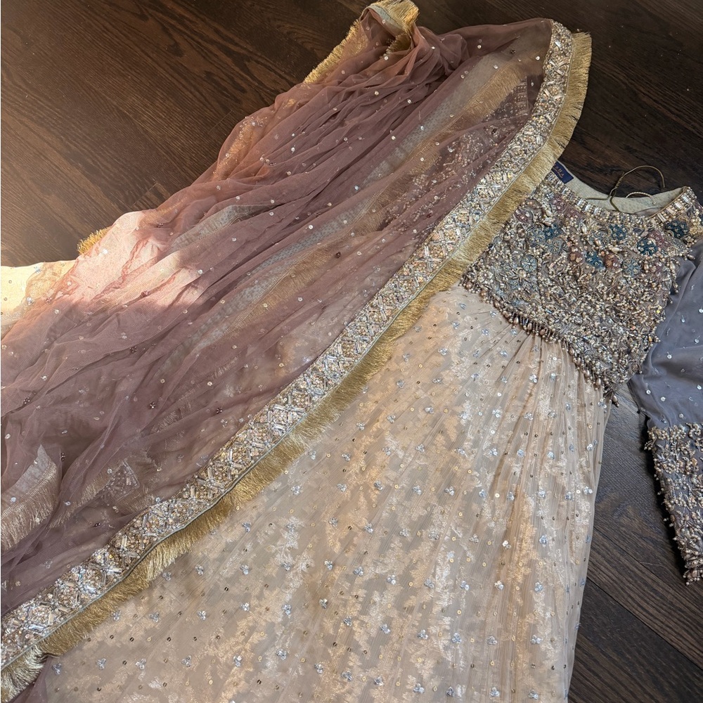 Pakistani designer formal/bridal dress- Umsha By Uzma Baber